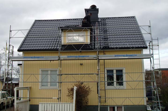 Tegelprofilerad takplåt